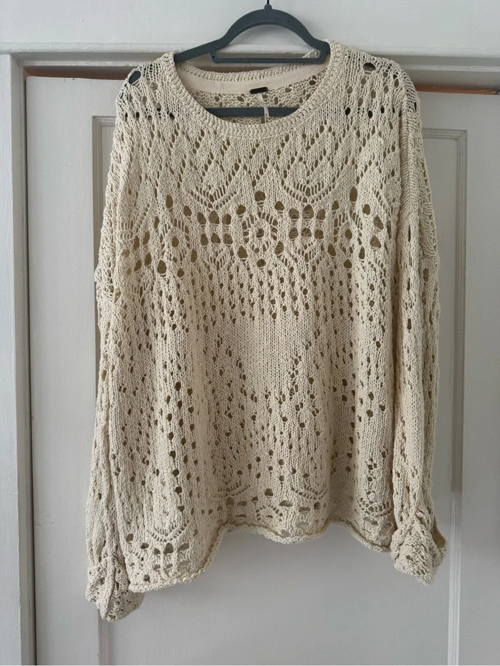 Free People Crochet Sweater